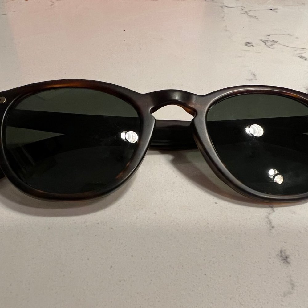 Garrett Leight Hampton x 10 year Anniversary Sunglasses in Matte Brandy Tort